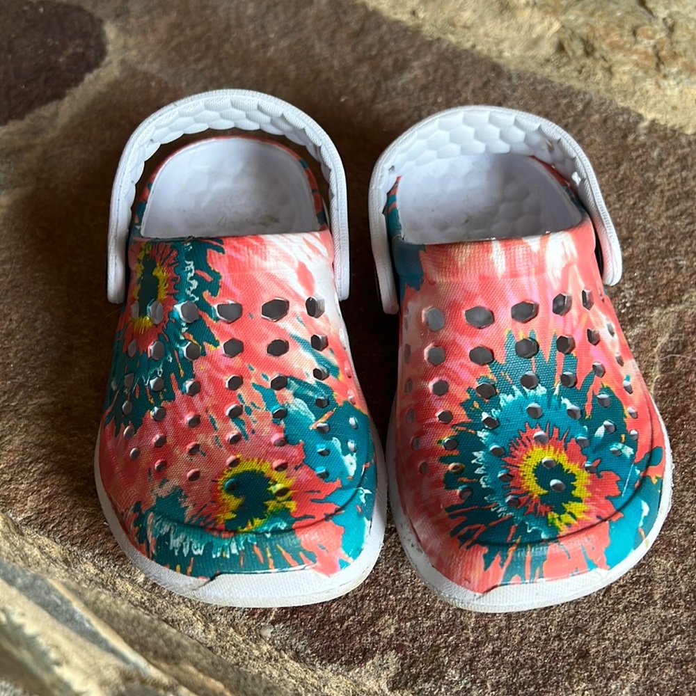Joybees Toddler Tie-Dye Clogs 6T-7T
